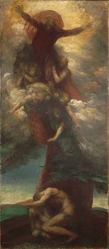 George Frederick Watts : The Denunciation of Adam and Eve
